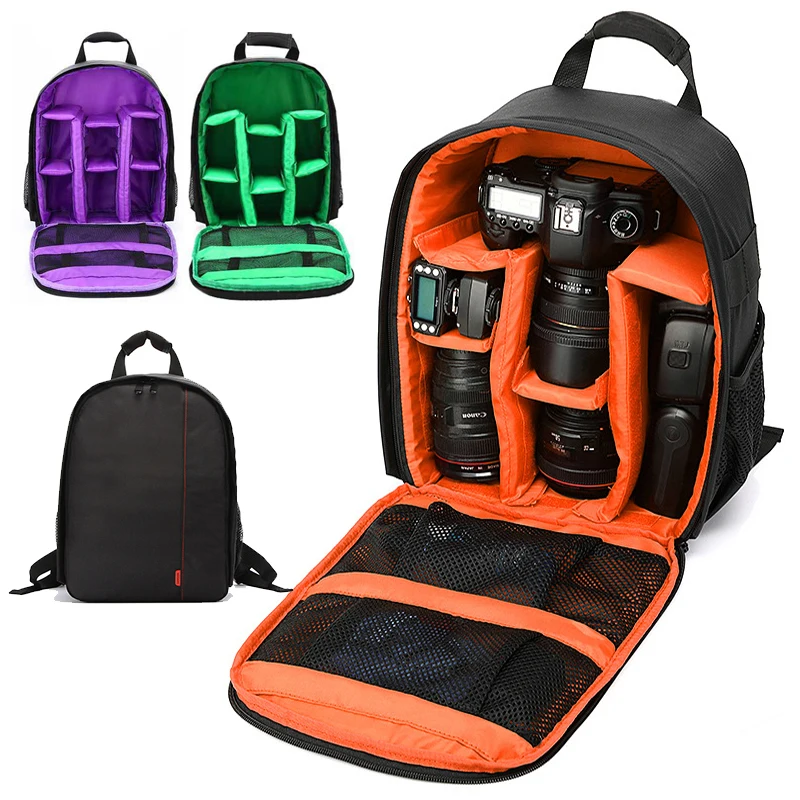 

Уличный портативный водонепроницаемый рюкзак с защитой от царапин, сумка на плечо для цифровой зеркальной камеры, для фото-и видеосъемки, р...
