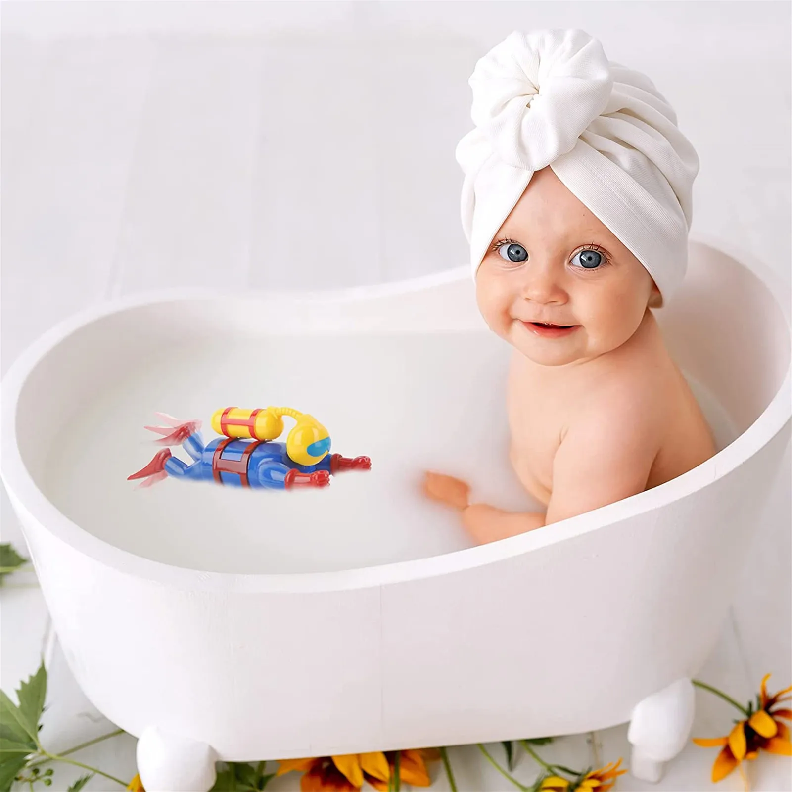 

Wind Up Baby Bath Toy Swimming Clockwork Diver Bathtub Toy Fun Swimming Water Toys Interesting Bathtime Toys For Toddlers Infant