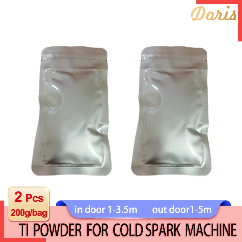 2-100Pcs Ti Powder Cold Spark Machine Stage Effects Dmx Fountain Sparkular T Consumables Christmas  Dj Bar Wedding Party Disco