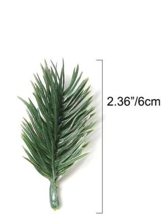 

Пластиковые искусственные сосновые иглы для декора 10 шт.