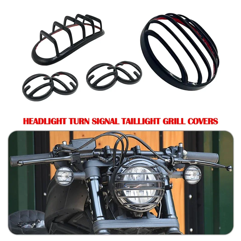 Новинка CMX500 CMX300 черная фара поворотный сигнал задний свет Гриль Крышка для Honda