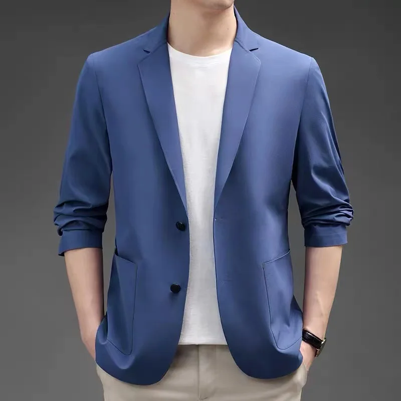 

B2235-Men's casual spring and autumn suit, men's loose coat