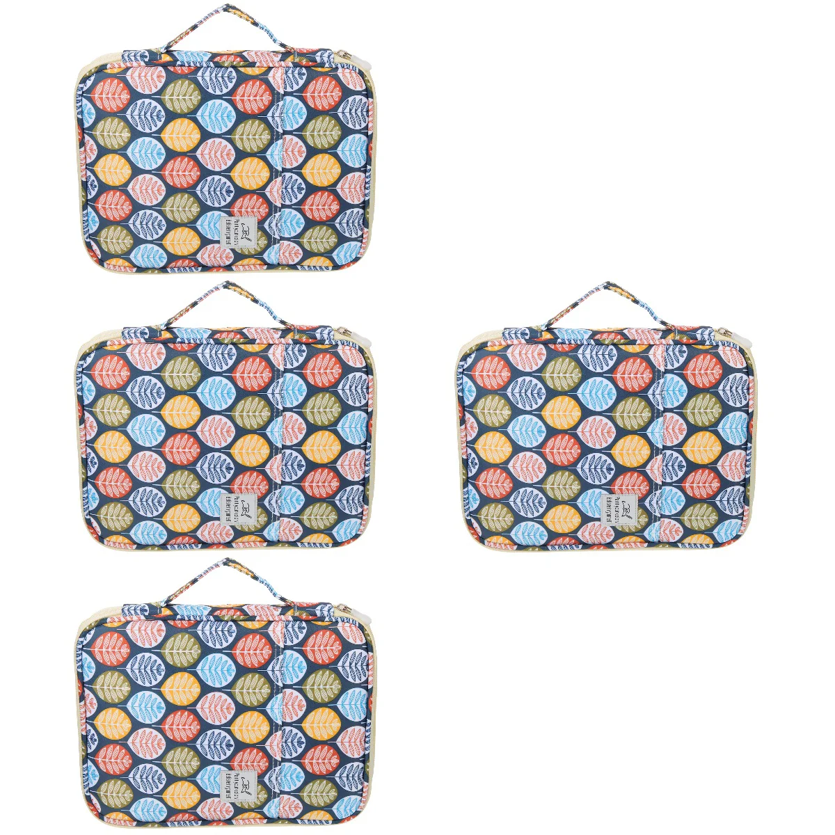 

4pcs Handheld Colored Painting Brush Color Organizer Cloth