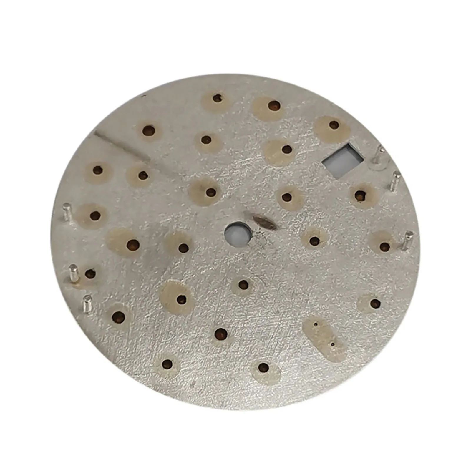 New 28.5MM Green Luminous Floral Watch Dial+ Hands Kits for NH35/NH36/4R/7S Movement Dials Modified Watch Accessories