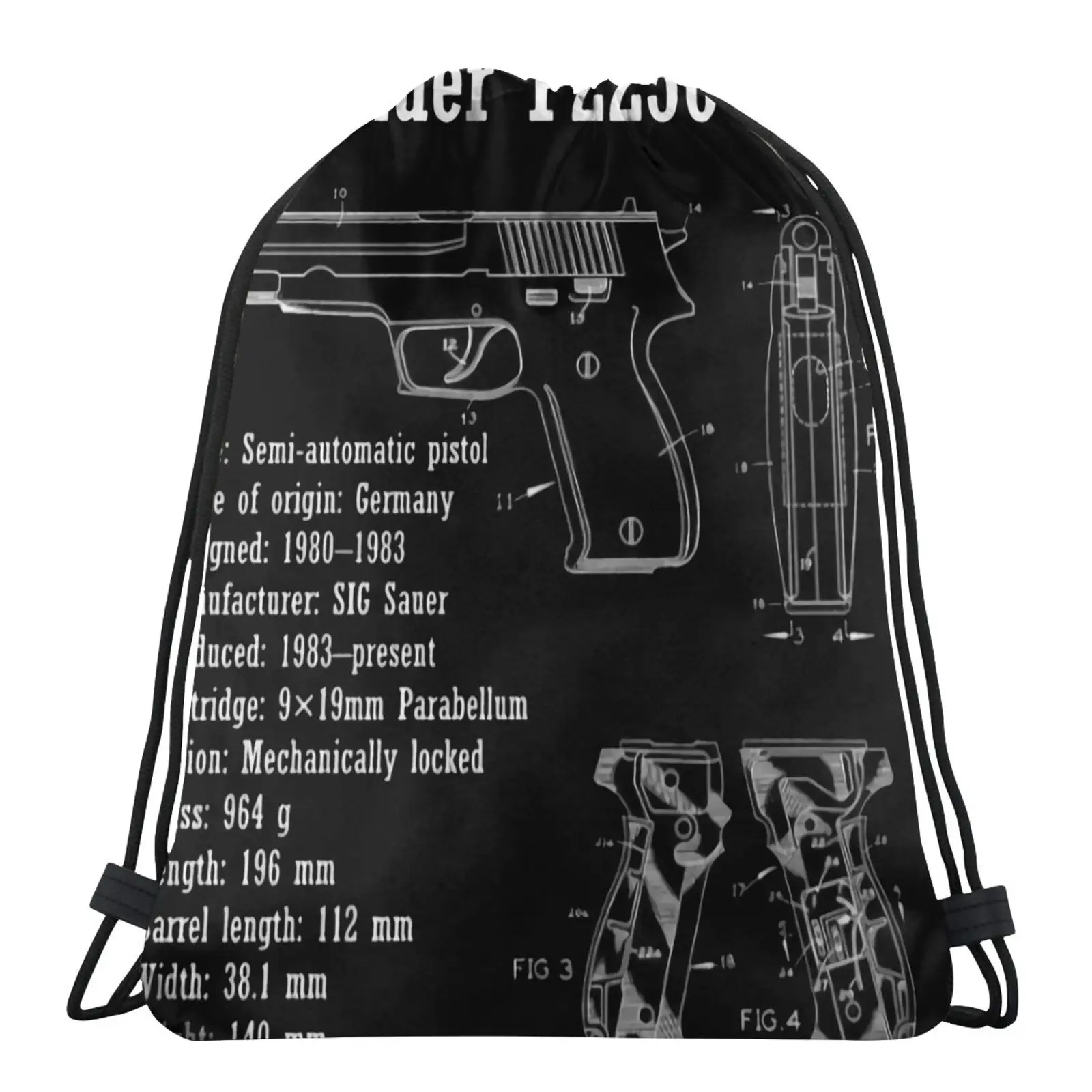 

Мужской запатентованный рюкзак на шнурке с надписью Sig Sauer