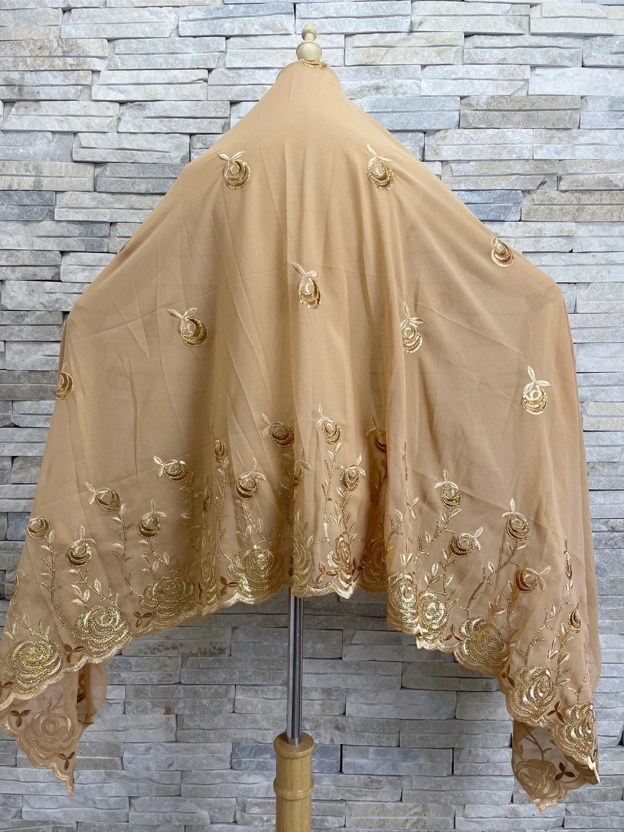 Новый модный шарф Дубая для мусульманских женщин Африканский шифоновый