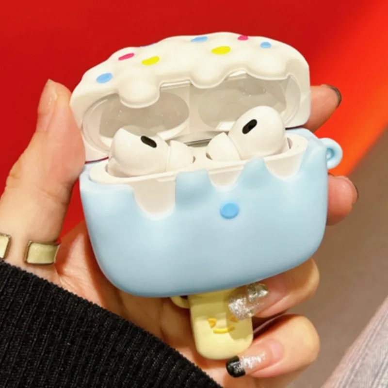 Ins летний мороженое подходит для Apple AirPods 3/2/1 защитная фотогарнитура Pro 2nd наушники