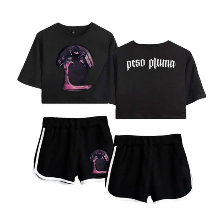 Летний женский комплект из топа и шортов двух предметов