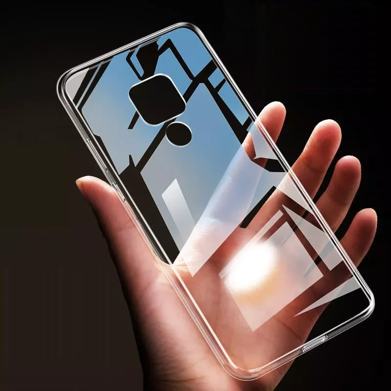 Силиконовый чехол для телефона Huawei Mate 20 Pro Lite Mate20 X мягкий прозрачный из ТПУ с