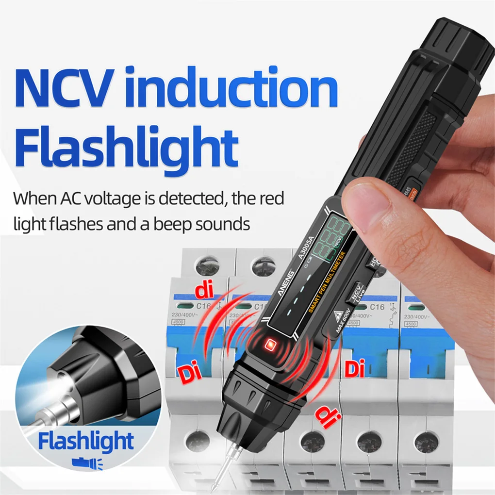 

Digital Multimeter Voltage Tester Volt Gauge Testing Pen Simple Operation DC