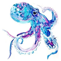 tapb colourful octopus diy painting by numbers adults handpainted on canvas pictures by numbers home wall art decor