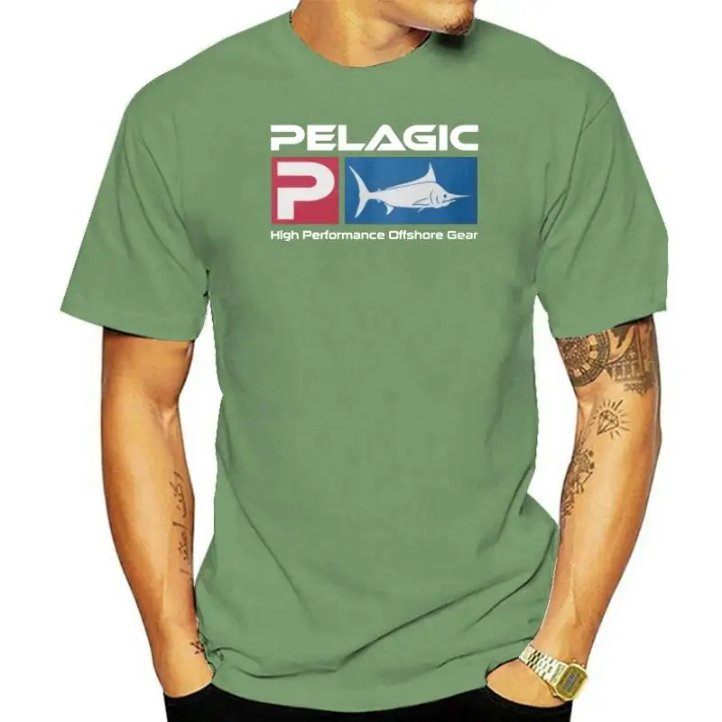 

New Pelagic Fishing Offshore T-Shirt Graphic Black Color Size S - 3XL Reprint