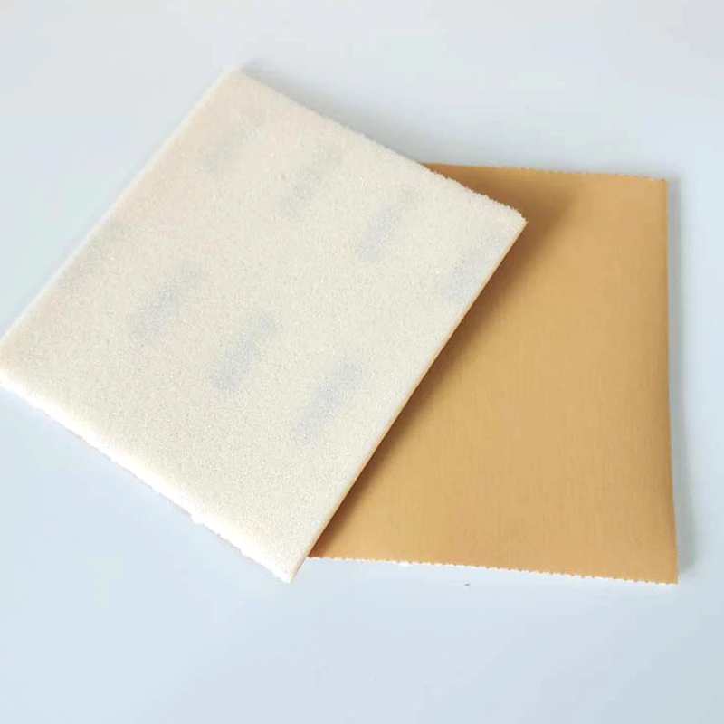 50 PCS of Sponge Sandpaper Car Sheet Metal Painting AUTO With Sand Skin Soft Grinding 400/600/800 Mesh Dry Wet Dual-use