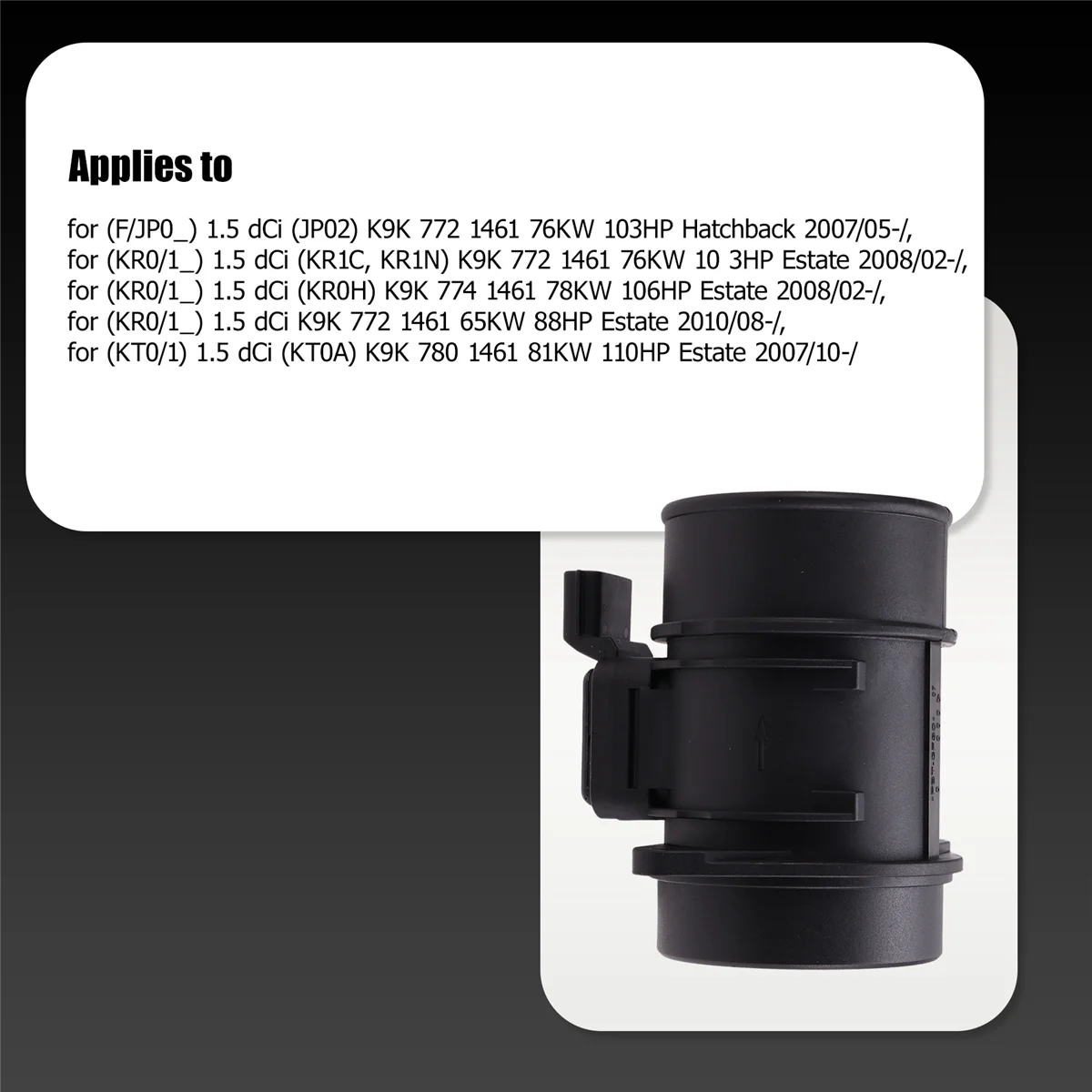 5WK97007Z автомобильный датчик массового расхода воздуха для Nissan Micra Renault Suzuki 5WK97007 H