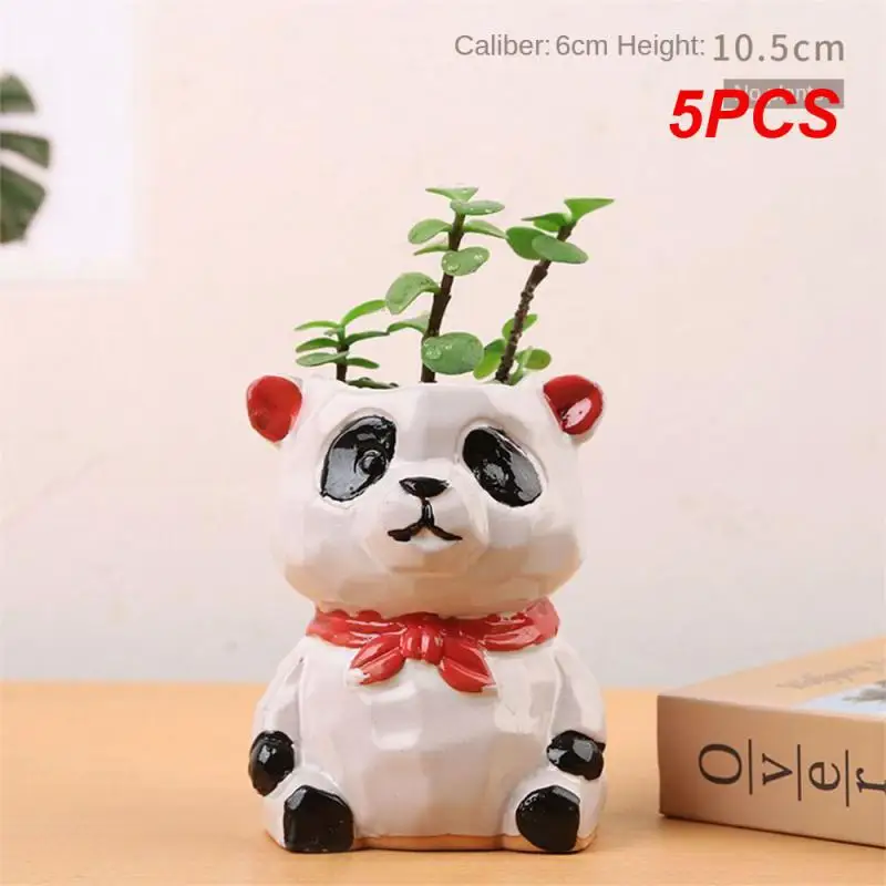 

5PCS Plant Flowerpot Creative Workmanship High Quality Ceramic Round Edges Smooth And Delicate Edges Garden Supplies Ceramics