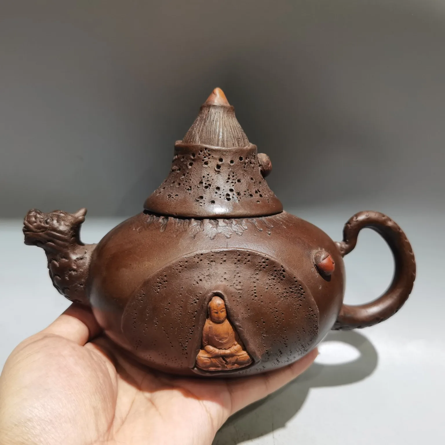

Фиолетовый глиняный чайник SIYAO