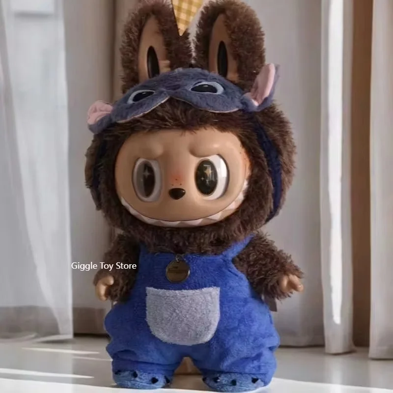 Оригинальная милая одежда Zimomo из ткани Labubu 58 см красивые брюки с крутым ремешком