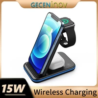15w 3 in 1 wireless charger for apple iphone 81113 mini pro pro max folding multifunctional quick charger