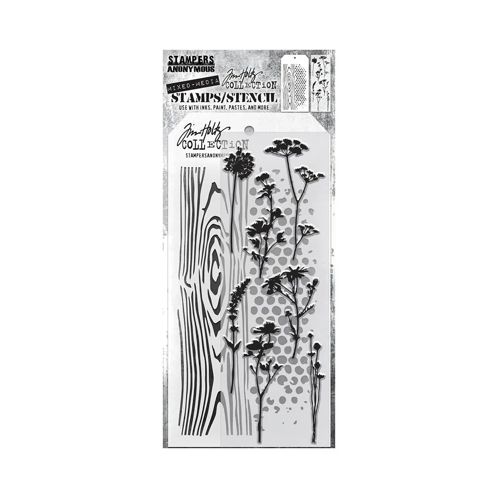 

Wildflower Silhouettes Clear Stamps Stencil Scrapbooking Photo Album Decorative Embossing DIY Make Paper Cards Crafts 2023 New