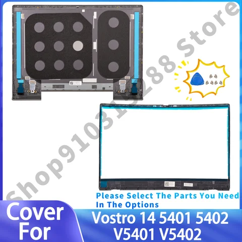 Верхняя крышка для Dell Vostro 14 5401 5402 5405 серая металлическая