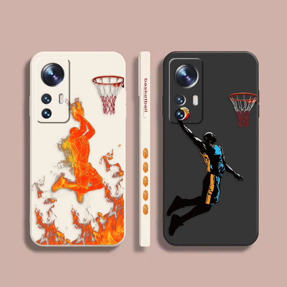 

Phone Case For Xiaomi 13 12 12T 12S 11 11T 10 10S 9 Pro Ultra Lite Case Cover Funda Cqoue Shell Capa Basketball Dunk Aesthetics