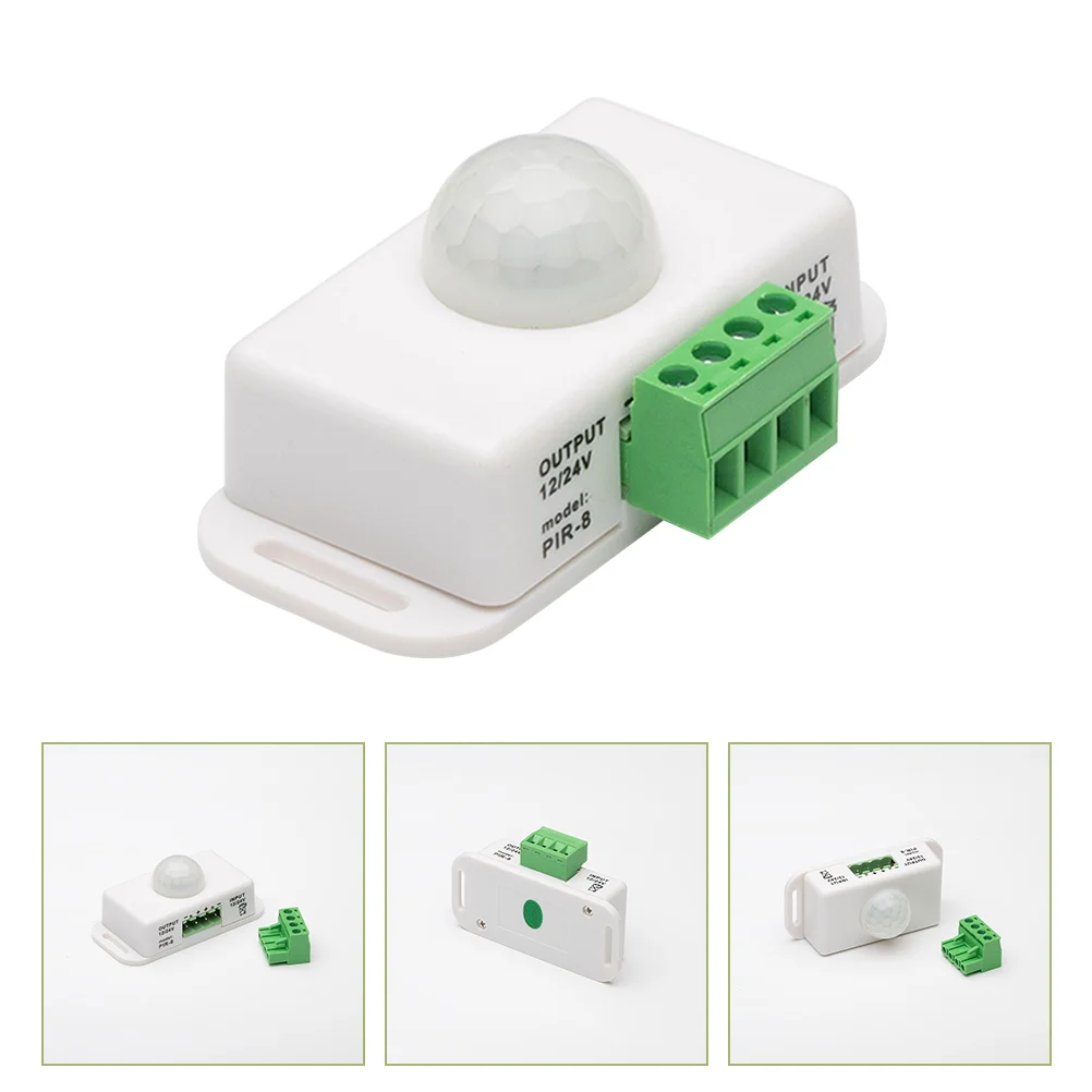 

2pcs Sensor 12-24V Motion Sensor Pir Controller Timer Light Switch