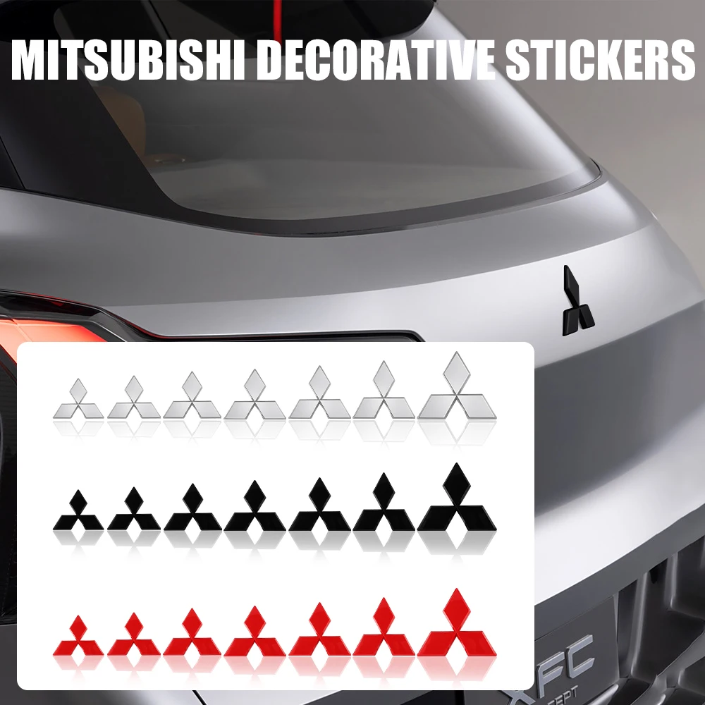 Автомобильная передняя решетка наклейка задняя эмблема багажника для Mitsubishi