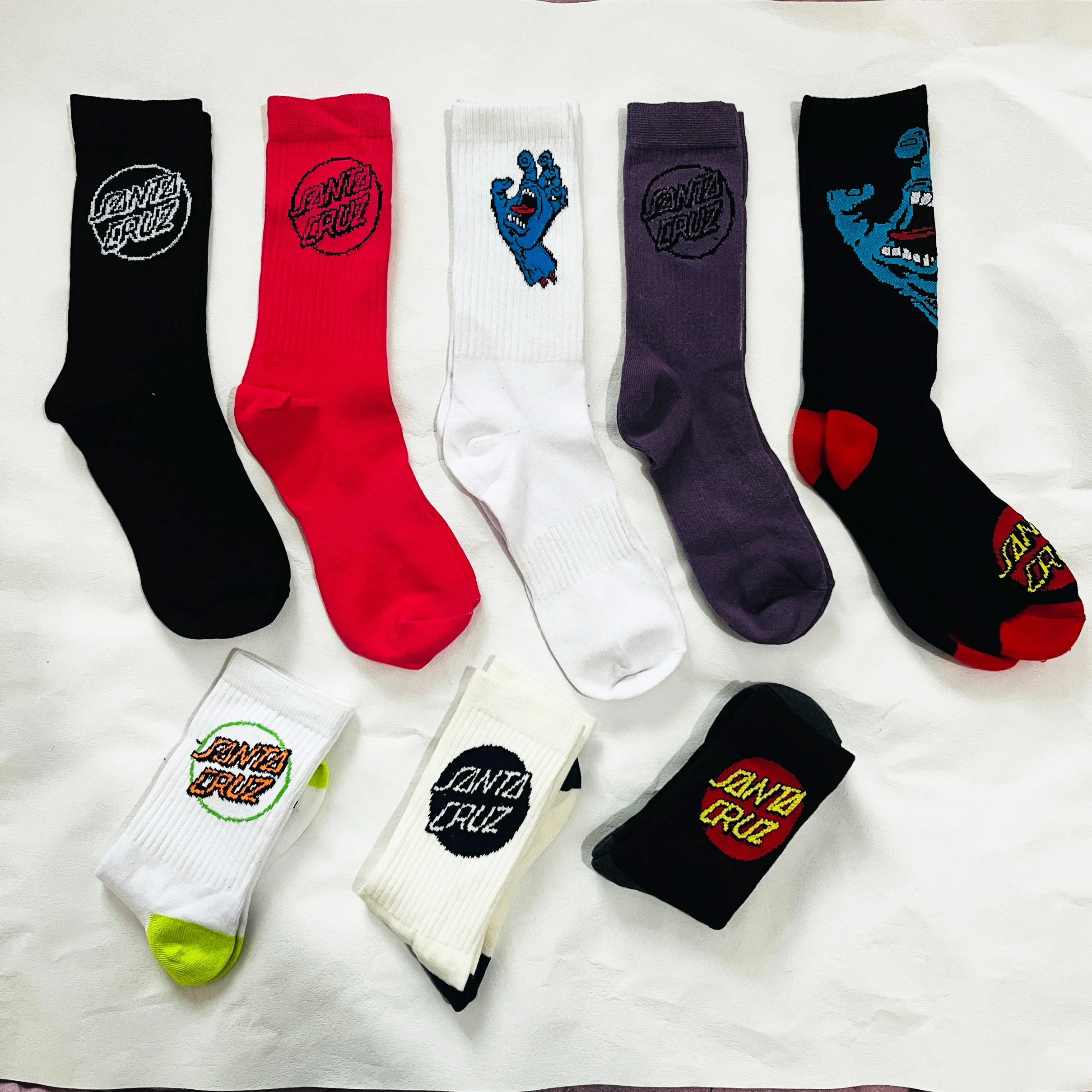 

Носки с кричащими руками для мужчин, носки для скейта, Санта-Круз, таймпек для женщин и мужчин, забавные мужские носки, скейтборд, зимние терм...