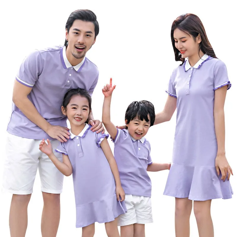 

Одежда для папы, мамы, мальчиков и девочек, семейные одинаковые наряды, летний спортивный костюм для папы, шорты, комплект для пар, синее плат...