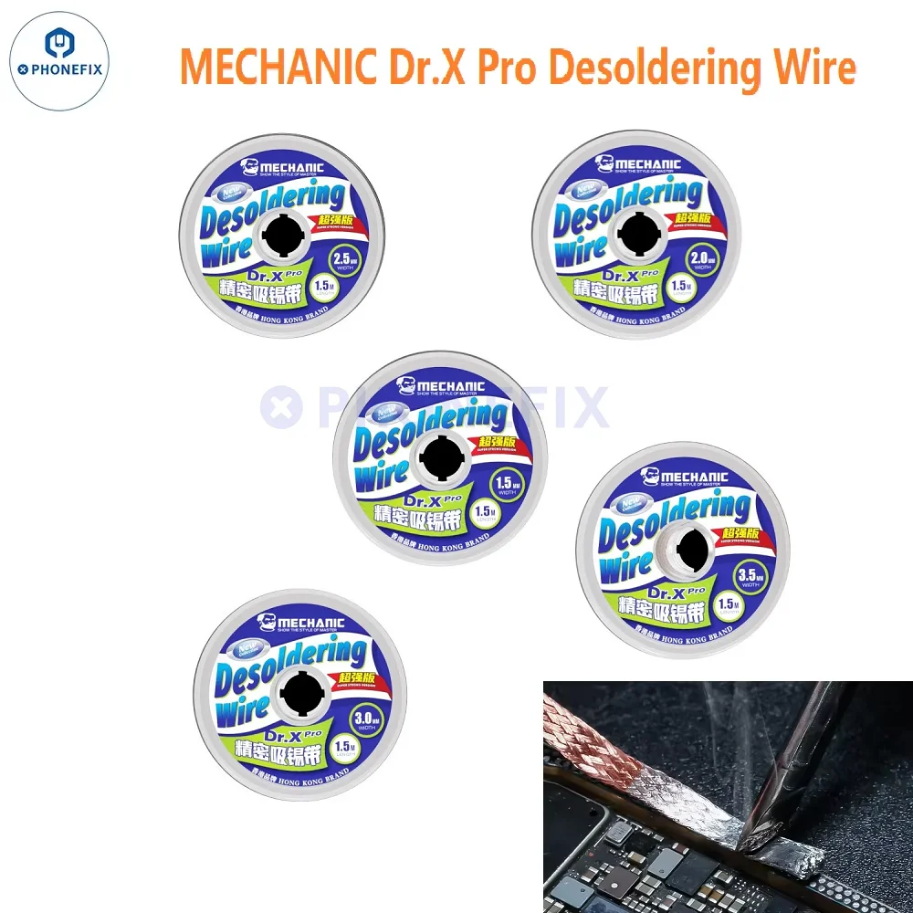 

MECHANIC Dr.X Pro оловянный фитиль для распайки 1,5 м