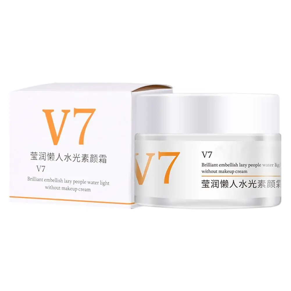 

V7 Deep Hydration Waterlight Face Makeup Cream Brighten Moisturizing Whitening Greasy Fade Skin Non Blemishes Facial Tone C B8X6