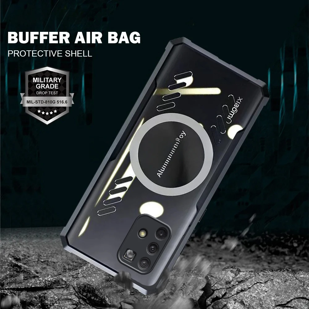 Чехол Rzants для Samsung Galaxy A91 M80S S10 LITE теплоотвод Графеновый Магнитный чехол