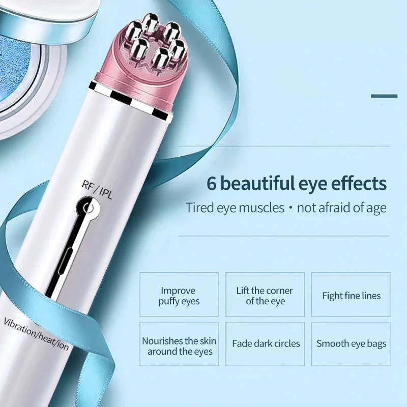 Электрический массажер для глаз высокочастотный вибрирующий прибор фотонной