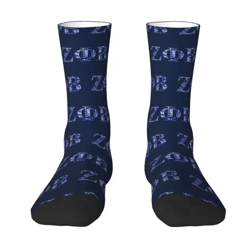

Zeta Phi Beta Logo Men's Crew Socks Unisex Cute 3D Print Dress Socks