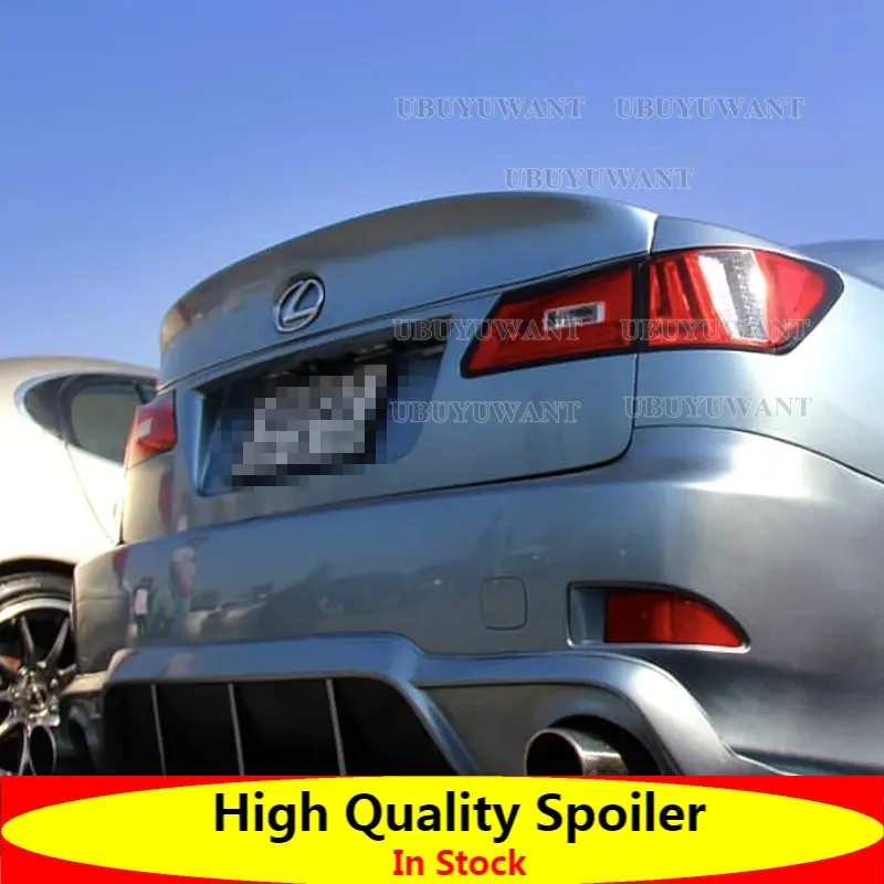 

Real Carbon Fiber Rear Spoiler Wing Trunk Lip For LEXUS IS250 IS350 ISF 06-11 Car Rear Wing Lip Trunk Spoiler Rear Lip Spoiler