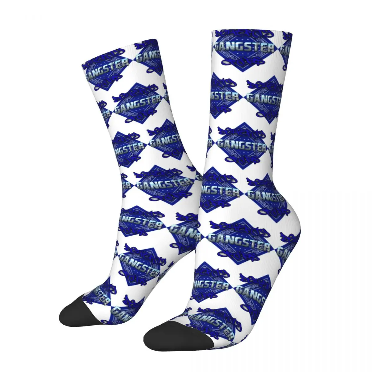 

Doherty Gangster Crips R346 Stocking Casual Graphic The Best Buy Funny Novelty Contrast color Elastic Socks