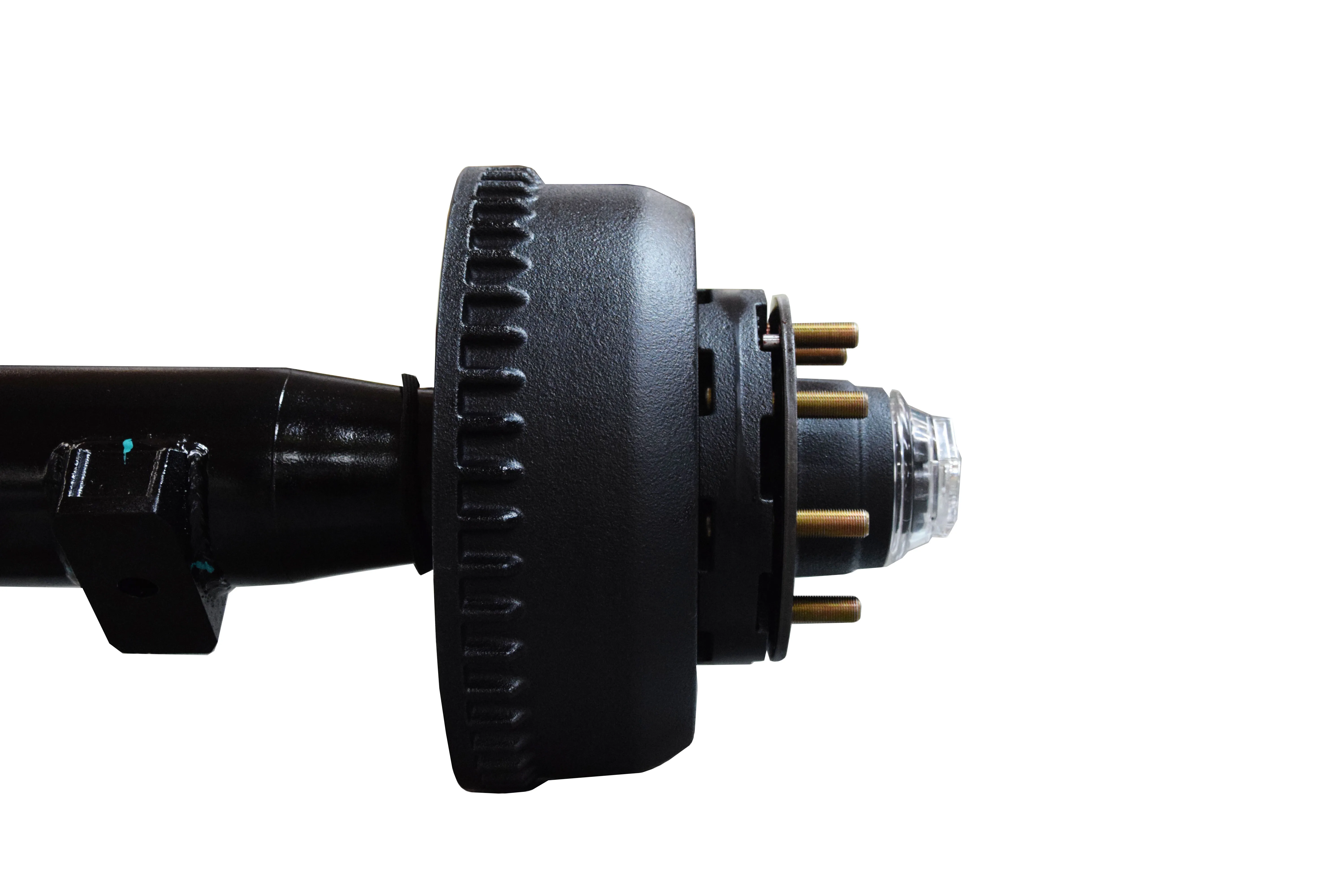 Тяжелая электрическая тормозная ось прицепа с листовыми пружинами и U-образными