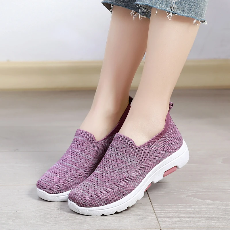 

Knitwear Sports Shoes Women Platform Tennis Sneakers Women 2023 Brands Size 11.5 Women Sport Shoes Womens Running Shoes Tennis