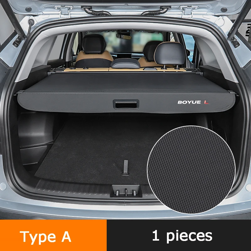 

Защитная занавеска для заднего багажника автомобиля Geely Boyue L FX11 2024 2023, защита груза, водонепроницаемые аксессуары для интерьера