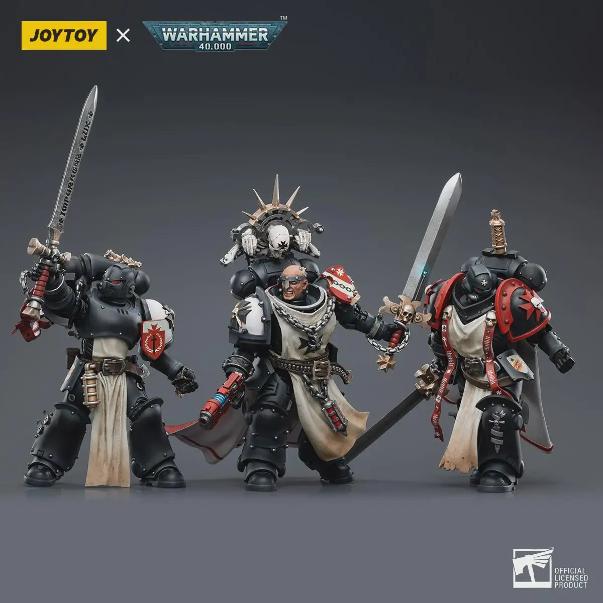 JOYTOY Warhammer Black Templars Marshal Baldeckrath &amp Eberwulf Rolantus 1:18 Фигурки Игровая модель Меха