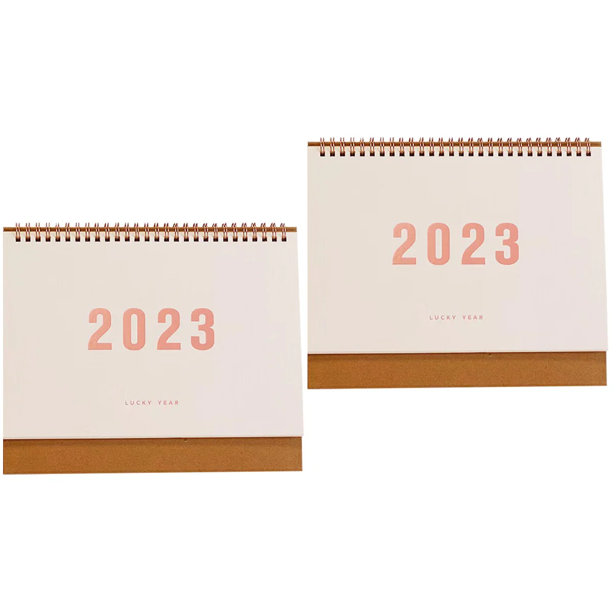 

2pcs Desk Calendar 2023 Standing Calendar Planner Decorative Chinese Rabbit Year Calendar
