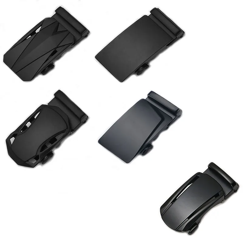 

1pcs 35mm Width Men Belt Automatic Buckle Metal Black Waistband Head Men's Business Leisure Belt Jeans DIY Accessories 5 Styles