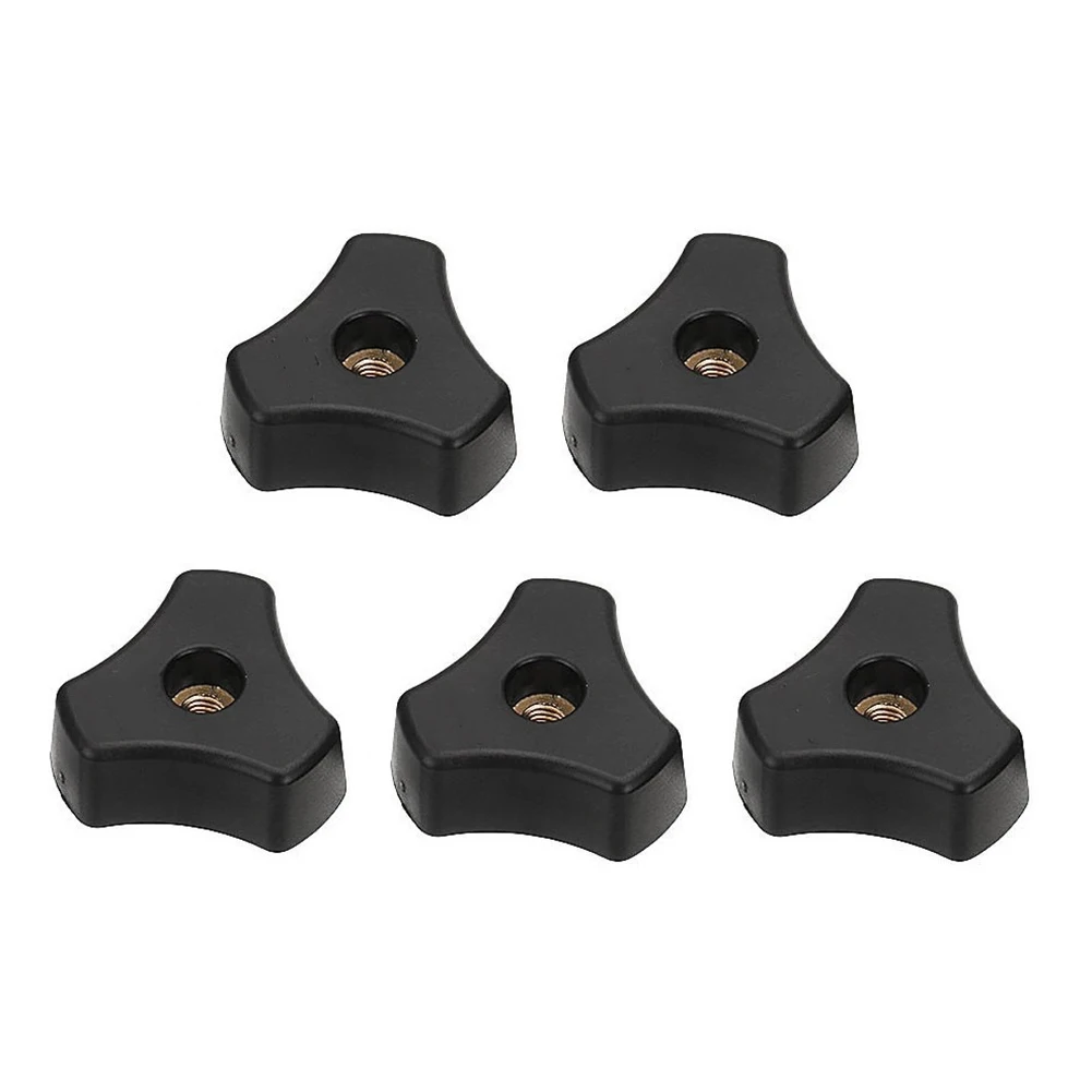 

5pcs M8 T-Track T Slot Quick Acting Knobs Hold Down Clamps Screw Slot Fastener Knob Nut T-Track Knob Nut Woodworking Tool