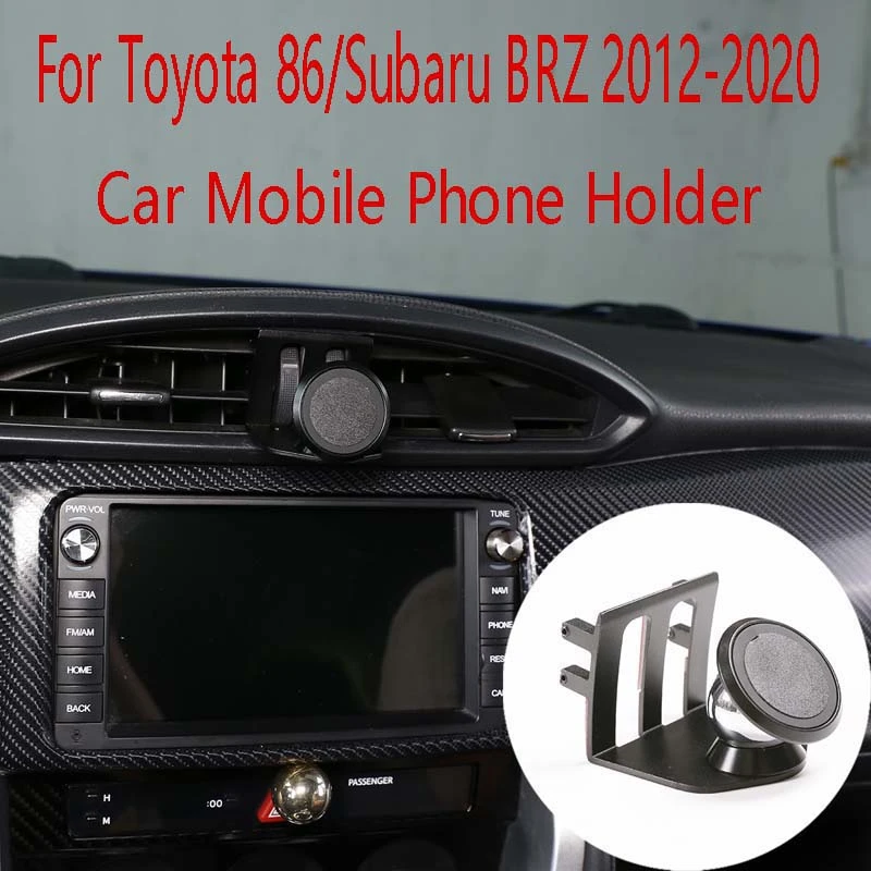 

Car Mobile Phone Holder Aluminum Alloy Air Outlet Bracket For Toyota 86/Subaru BRZ 2012-2020