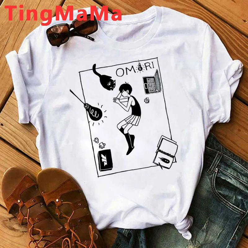 

Omori tshirt men japanese streetwear vintage graphic tees women summer top vintage