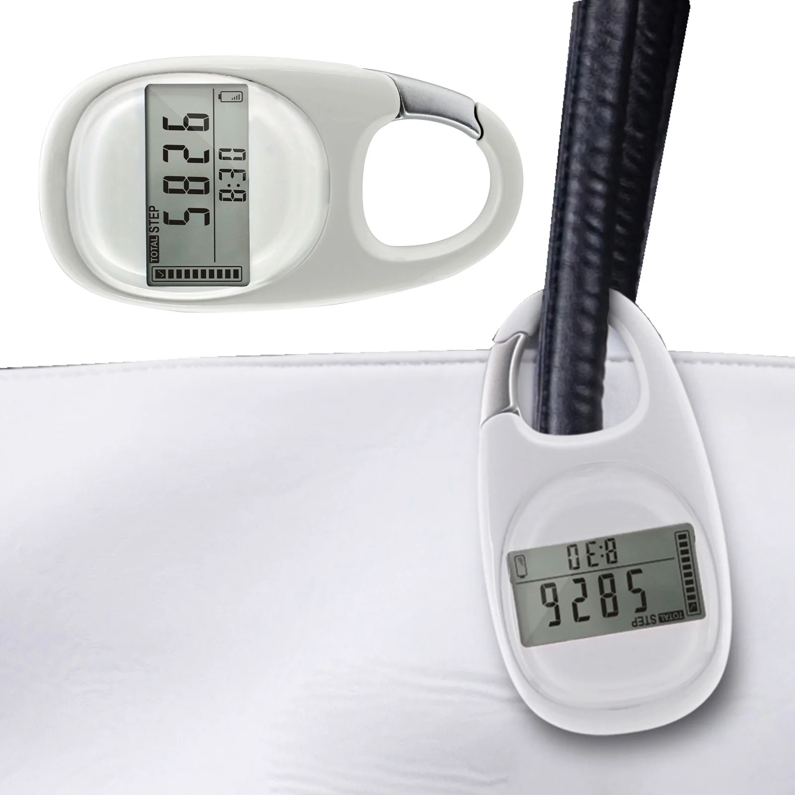 

3D Induction Walking Pedometer Simple Walking Step Counter Lightweight & Accurate Step Counter Sensory Pedometer To Track Steps