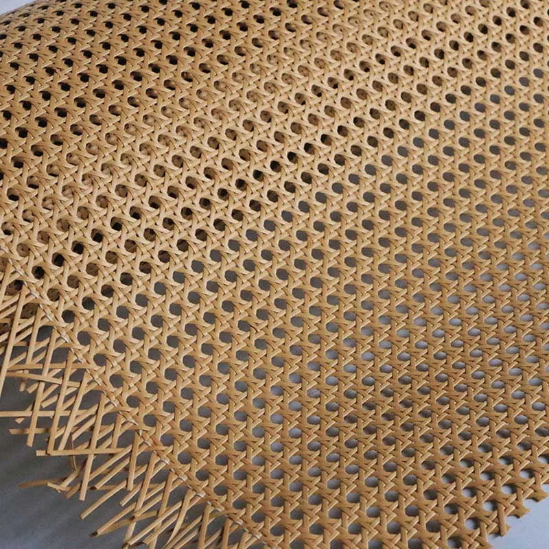 Multi Size Natural Indonesian Vinyl Rattan Roll Weave Restor