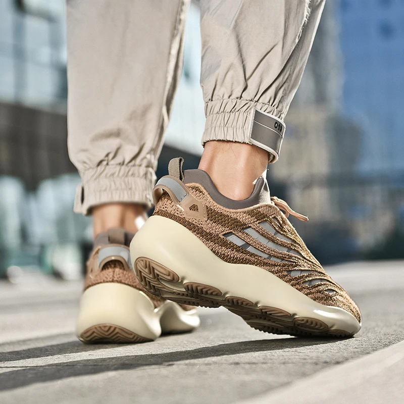 2023 Free Running Shoes Men Mesh Breathable Jogging Sports Shoes Trendy Reflective Brand Design Sneakers Men Indoor Gym Shoes