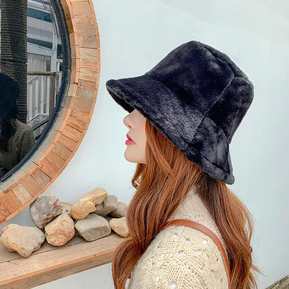 

Breathable Autumn Winter Windproof Cashmere Fisherman Hat for Beach