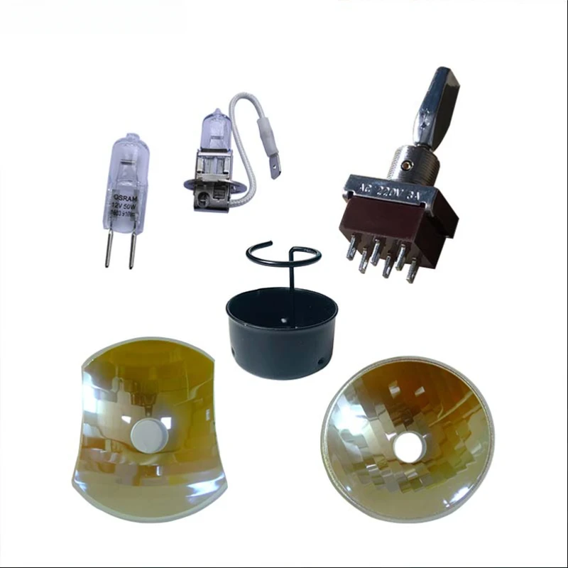 Стоматологический Aksesori Kursi Gigi C.! Lampu Halogen Lensa Reflektif Persegi Suku Cadang Аксессуары для